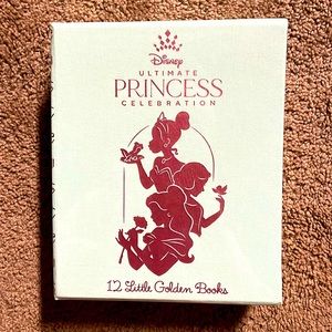 👑Disney ultimate princess celebration 12 Little golden books set